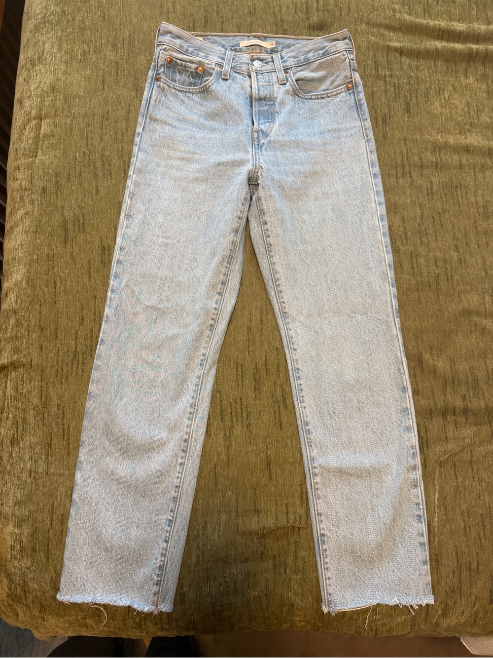 Levi's Premium Wedgie Straight Jeans Size 25